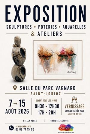 Exposition de Sculpture, Raku et Peinture 